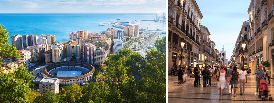 Malaga – en moderne metropol i Costa del Sol med renæssancebebyggelser overalt